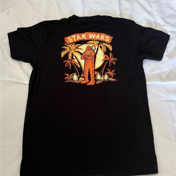 Star Wars chewbacca men’s tee‎ shirt size Large. Short sleeve black with … - Picture 1 of 3